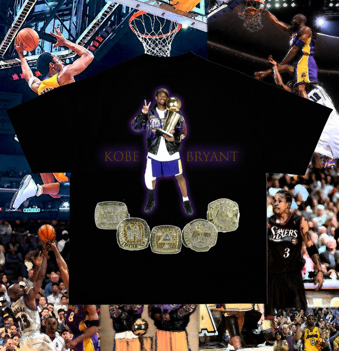 KOBE BRYANT “HEART OF A CHAMPION” T-SHIRT *(PREORDER)*